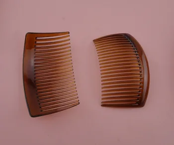10BUC 5.0 cm*8.5 cm 23teeth Maro Inchis plastic simplu piepteni pentru păr diy accesorii de mireasa headpieces,cafea parte piepteni
