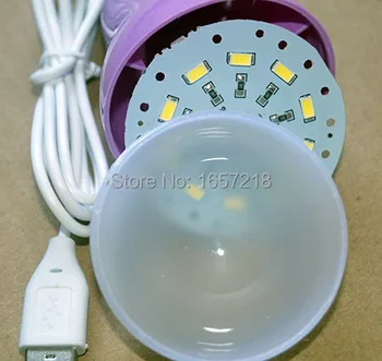 10buc Interfata USB Mobile lampă cu led-uri de lumină AC12V Mobil 5W Bec LED Lampa Iluminat Exterior cort Turistic lumini becuri