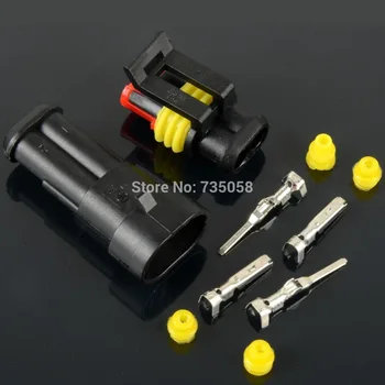 10buc/lot 2Pin Mod Sigilat, rezistent la apa cablu Electric Conector Plug-in Car Kituri Auto VE027 P50
