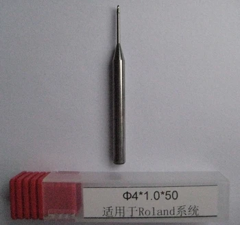 10buc Roland Dentare CAD-CAM, Zirconiu Endmill Carbură de Bur,0.6 mm,1.0 mm,2.0 mm,Laborator Dentar din Zirconiu unelte de Frezat pentru CEARA,PMMA