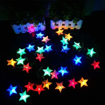10m 50 de Stele 50m Șir LED Lumini de Vacanță de Anul Nou Ghirlanda LED-uri Lumini de Crăciun în aer liber Pentru Acasă, PETRECERE de BASM Decor de NUNTA