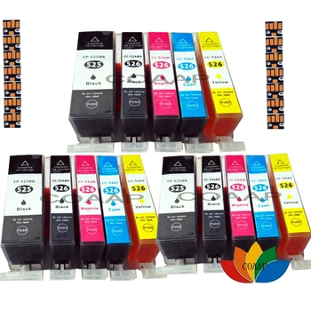 15 Compatibil pgi 525 cli 526 cartuș de cerneală pentru Canon PIXMA iP4950 IP4850 iX6550 MG5150 MG5250 MG5350 MX715 MX885 MX895 Printer