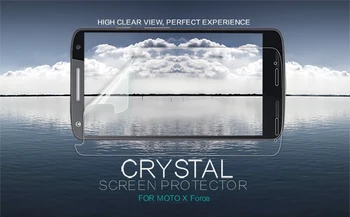 2 buc/lot Protector de Ecran Pentru Motorola MOTO X Forța NILLKIN Super Cristal Clar de Film Protector Cu Amănuntul Pachet