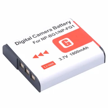 2 buc NP-BG1 1800mah 3.7 V de Înaltă calitate aparat de Fotografiat Digital Baterie pentru Sony NP-BG1 NP-FG1 DSC-H3 DSC-W70 BC-CSGE BC-CSGD W30