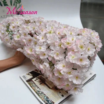 2 Dimensiunea Miiseason floare de Cires Floare Carpet DIY Nunta de Decorare Perete Drum Dus Floare de Piersic T etapă Decorative Fundal