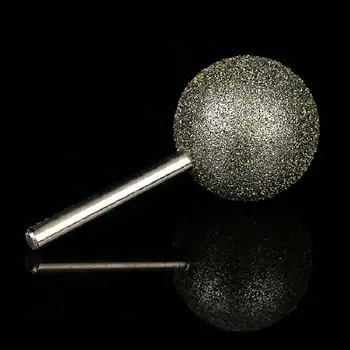 20-40mm 6/8mm Coadă 80 de Pietriș Grosier Nisip Dur Diamant Capete de Slefuire Abrazive Montate Puncte Mingea Forma de Diamant de Slefuire Roată