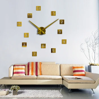 2017 nou ceas de perete diy ceasuri reloj de pared cuarț europa living decorative de mari dimensiuni, administrat de ceasuri murale autocolante