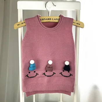 2017 nou haine pentru copii baby girl vesta pulover de îmbrăcăminte pentru copii mici, copii fără mâneci pulover haina transport gratuit
