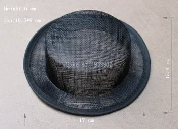 20buc/lot Sinamay Pălărie de Top Mini Top Hat Bază #5Color