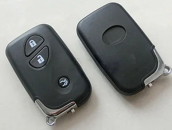 3 Butoane Smart Card de la Distanță cheie Shell Caz Pentru Toyota Lexus Ex CT GX GS LS RX RC Cu Smart Key Blade Fob Acoperi