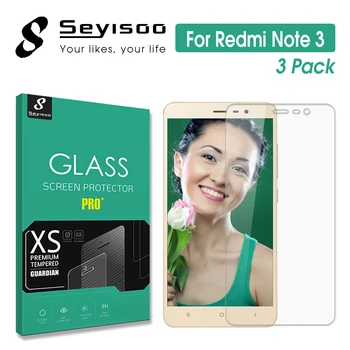[3 Pack] Original Seyisoo Călită Călită De Sticlă De Film Pentru Xiaomi Redmi Note 3 Xiomi Note3 Pro Prim-2.5 D Ecran Protector