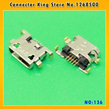 30pcs/lot pentru Lenovo A590 A670T A298T A798T micro USB port jack conector,MC-136