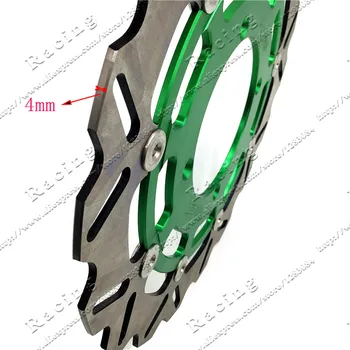 320MM Supradimensionat Față Plutitoare Discului de Frână Placă potrivit Pentru Kawasaki Dirt Pit bike Racing Motocicleta de Supermoto