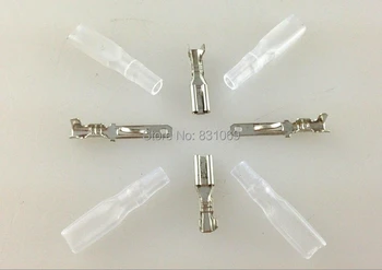 400Set/Lot 2.8 mm Sertizare Terminale de sex Feminin Spade Conector + Masculin Spade Conector+ Caz de Brand Nou
