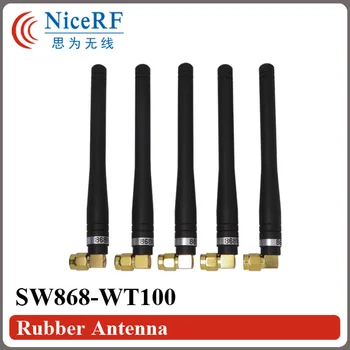 4buc/lot SW868-WT100 868MHz Obține 3.0 dBi Antena Cauciuc cu sex Masculin SMA cap pentru modul wireless