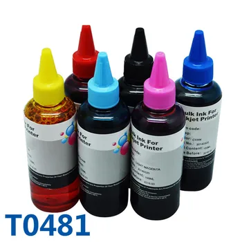 6 Culori T0481 Vopsea Cerneala Refill Kit Cerneala Vrac Pentru Imprimanta Epson Stylus Photo R200/de mărcile de oțel r220/R300/R300M/R320/R340/RX500/RX600/RX620