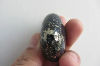 68.9 g natural lapis lazuli inima de mână sculptate în piatră, sculptură piatră prețioasă de vindecare