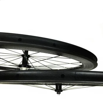 700c dimple suprafață de roți din carbon greutate de lumină 58mm adâncime decisiv road bike roti cu Bitex 306F 306 R Hub-uri