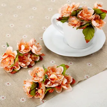 72 buc 2-3Cm de Flori False Saruta Bile Singur Capete Artificiale prune Flori Pentru Acasă Decorare Nunta Scrapbooking PE