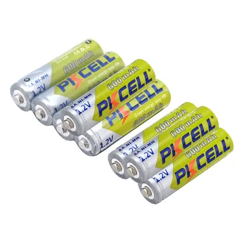 8pcs/lot AA Baterii Reîncărcabile AA NiMH 1.2 V 600mAh Ni-MH 2A Pre-încărcat Bateria Acumulatori pentru aparatul Foto