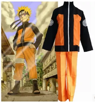 Adulți Halloween costume Uzumaki Naruto cosplay costum pentru bărbați haine anime costume jacheta