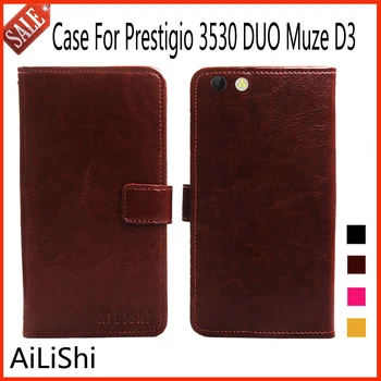 AiLiShi Pentru Prestigio 3530 DUO Muze D3 Caz de Lux Stil de Carte de Portofel Prestigio Muze D3 Caz Piele Flip Telefon Pungă de Protecție