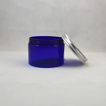 Albastru 350g Crema de Plastic Borcan Cosmetice Lotiune de Corp Sticla Returnabile Clar Masca Faciala de Stocare Containere de Transport Gratuit