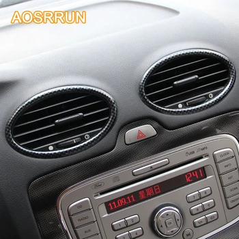 AOSRRUN Pentru Ford focus 2 MK2 fabricate intre 2005-2010 Fibra de Carbon stil de Aer condiționat se Referă la ieșire auto, accesorii auto Masina-de Styling