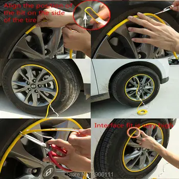 Auto-styling Auto hub benzi Decorative anvelope protejarea inel accesorii pentru Renault clio megane 2 3 captur logan cadjar