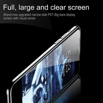 Baseus 3D Sticla Temperata Pentru iPhone 8 7 6 6S Plus Ecran Protector de 0,23 mm, Margine Moale animale de COMPANIE Acoperire Completă Thoughened Film Pentru iPhone8