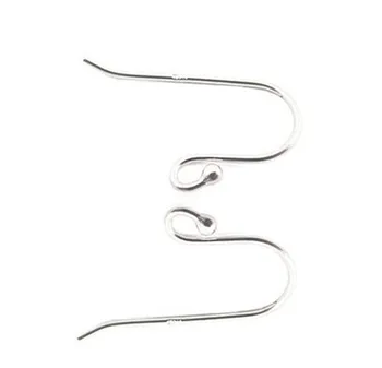 Beadsnice en-Gros de Argint 925 Cercei Cârlige de sârmă urechea la modă de 0,4 mm dur stil nou ID25781