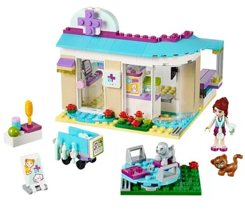 BELA 10537 Prieteni Cifre Veterinar 41085 Clinica Cărămizi de Construcție Emma Mia Jucărie de Învățământ pentru Copii Compatibil cu Legoe