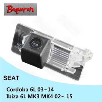 BOQUERON pentru SEAT Cordoba 6L Ibiza 6L MK3 MK4 2002~ HD CCD Waterproof Camera Auto mers înapoi backup camera retrovizoare