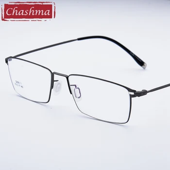 Chashma Brand Aliaj De Titan Ochelari Ultra Light Optice Ochelari Rame Pentru Bărbați Ochelari Lentile Clare Moda Cadru De Calitate