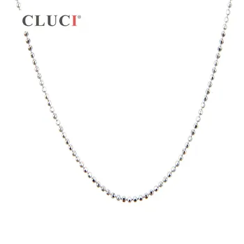 CLUCI 3pcs lanț colier argint 925 cu Floricele lanț, 16 inch și 18 inch Lanț Colier Moda Bijuterii