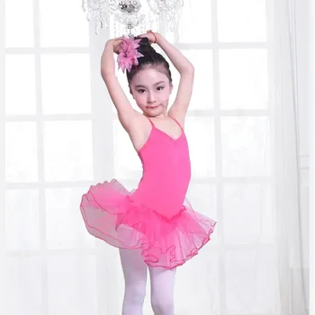 Copii, Balet Dans, Rochie Pentru Fete Bretele de Agrement Practică Dans Costum Nou Sosire Fete Dans Fata Tricou pentru dans