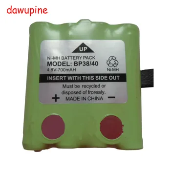 Dawupine 10BUC 4,8 V 700MAH NI-MH Baterie Pentru Uniden BP-38 BP-40 BT-537 GMR radio PENTRU MOTOROLA interfon insa walkie-talkie