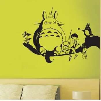 DCTAL Totoro Desene animate Autocolante de Perete 100* 70 cm Decoruri de Perete Decal Perete Poster Decor Acasă Multe Culori, Alege