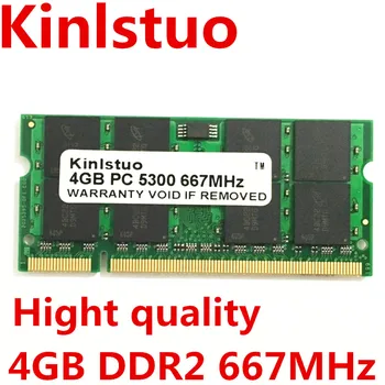 De Brand Nou Sodimm DDR2 667MHz PC5300 DDR2 4 gb pentru Laptop placa de baza chips-uri este GL40, GM45, GS45 ,PM45, PM65 ,PM945,965 chips-uri