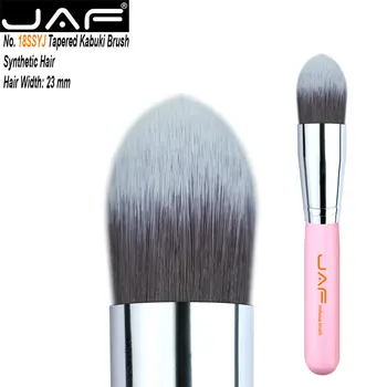 De vânzare cu amănuntul JAF 18SSYJ Conice Kabuki Pensulă pentru Machiaj Fata Crema Lichid Fundație Moale Sintetic Taklon de Păr Make-Up Perie