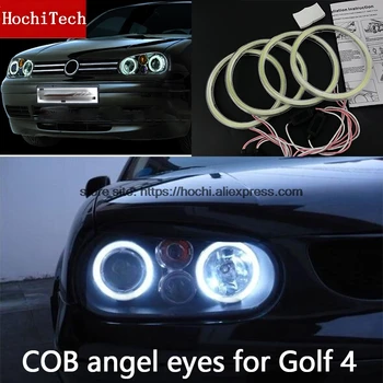 De înaltă Calitate Led COB Lumina Halo Alb Led Angel Eyes Inel de Eroare Gratuit Pentru Volkswagen VW Golf 4 golf4 MK4 R32 GTi VR6 1998-2004