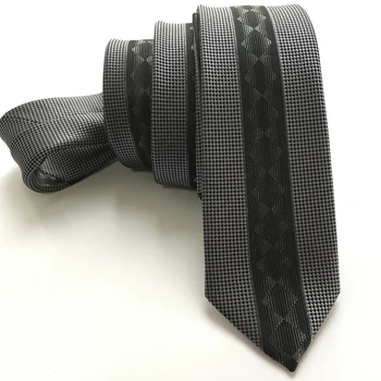 Designer Cravată subțire Personalitate Panoul de Cravată de Argint Diamant Pleduri cu Dungi Legături de Transport Gratuit