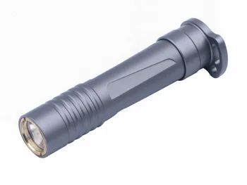 Duritate mare Oxidarea Anodică CREE R2 LED 1 Modul Mini lanterna Lanterna / Cheie lanț de lumini (1 * Baterie AAA) - Titan grey