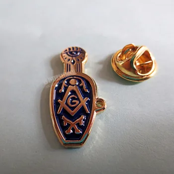 En-gros Masonice Ace de Rever Insigna Mason Mason MLP39 dimensiune 2.5 cm