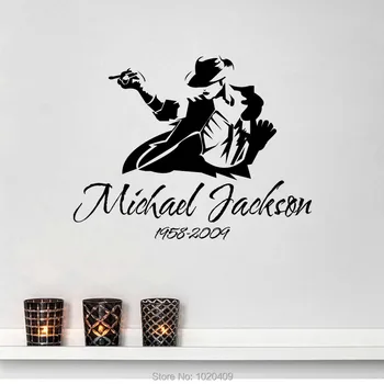 Exclusiv Directe autocolant de perete Mobilier Acasă decorative Michael Jackson Dance Sculptate din PVC tapet camera copiilor 9174