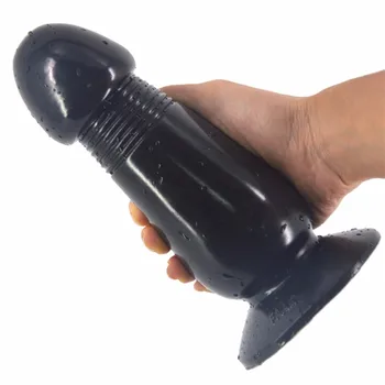 FAAK Mare anal plug vibrator negru gigant imens dop de fund jucarii sexuale erotice produse de cupluri se masturbeaza flirt jucărie penis fals sex-shop