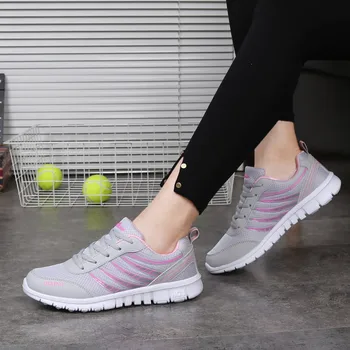Femei adidași 2018 new sosire Moda respirabil femei pantofi pantofi casual femei în aer Liber de Mers pe jos Pantofi Casual tenis feminino