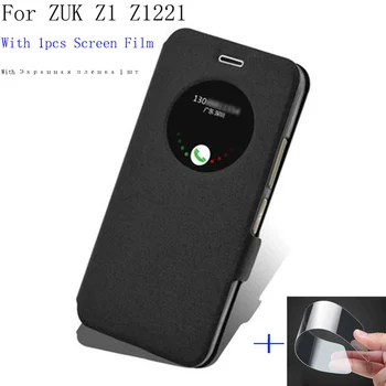 Fereastra de vizualizare Fundas Pentru Lenovo ZUK Z1 caz acoperire Pentru Lenovo ZUK Z1 Z1221 din piele Pu caz telefon flip cover pentru zuk z 1 sac de telefon