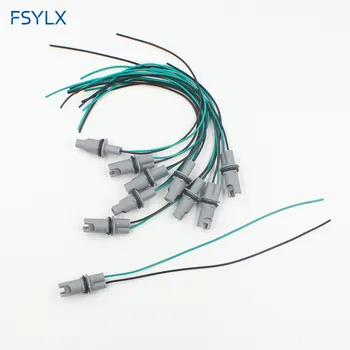 FSYLX 30cm Bec LED T10 Titular de Bază Socket 501 T10 T13 T15 W5W 194 168 de Înaltă temperatură Cablu Cablaj Conector T10