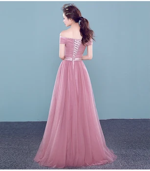 Halat de serată 2018 cameo maro de pe umăr rochie de seară lungă formale Vestidos de festa plus dimensiune rochii de bal